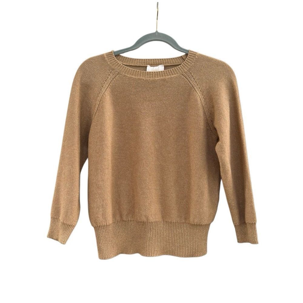 Marella Monochrome Women's Weekend Sweater in Tan/Gold Size Medium